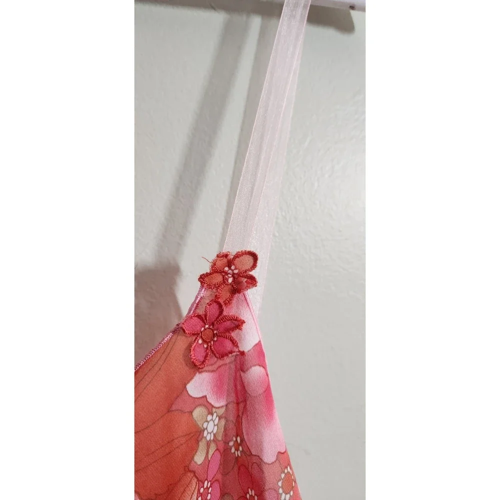 Josie Slip Nightgown with Sheer Straps, Size Medium - Picture 4 of 12